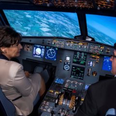 Airbus-szimulátort adtak át a csepeli műszaki szakgimnáziumban